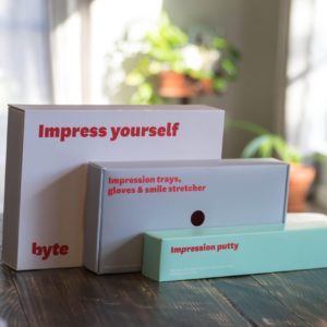 Byte impression kit boxes