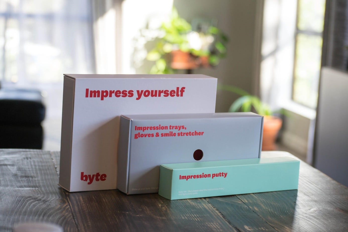 Byte impression kit boxes