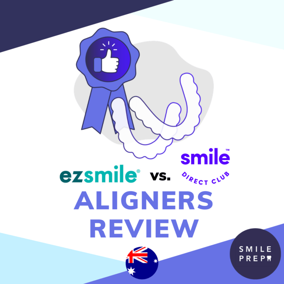ezsmile vs SmileDirectClub aligners Australia AUS Clear Braces Reviews