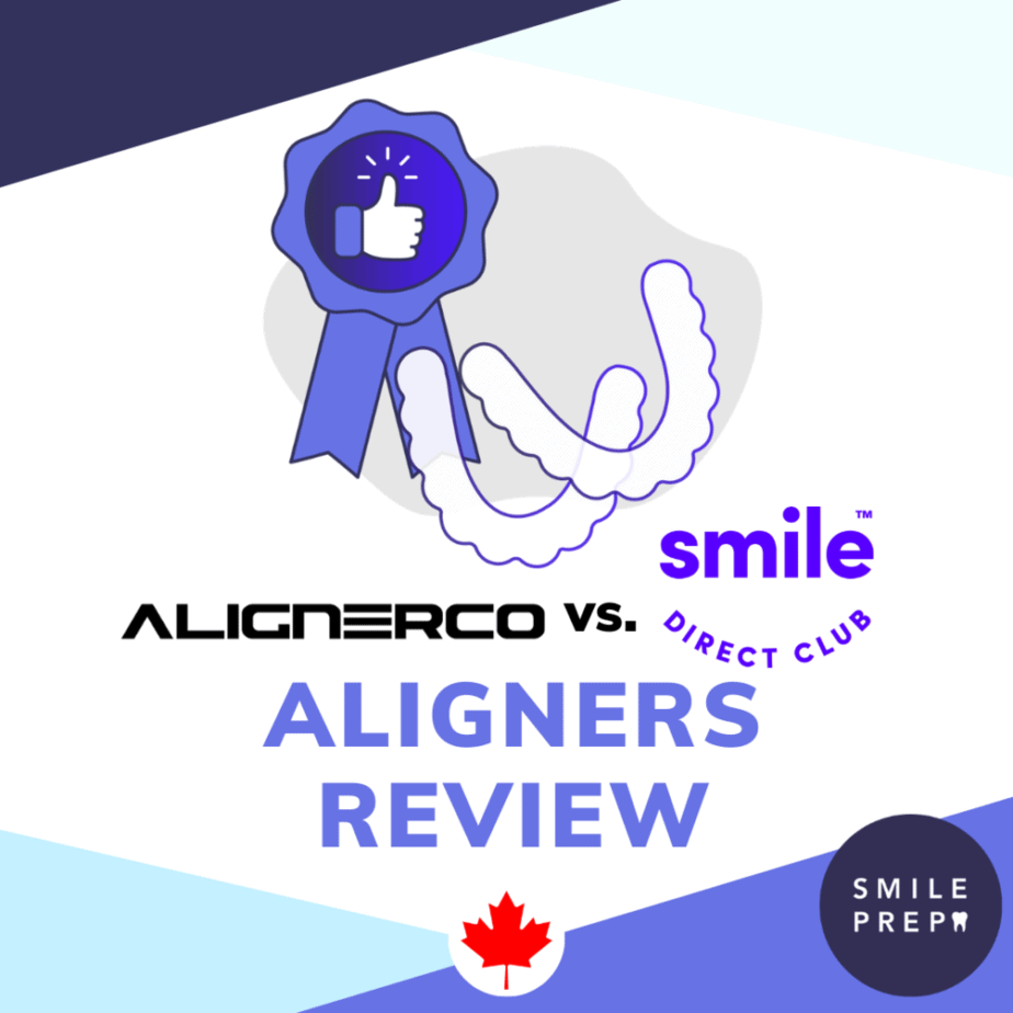 AlignerCo vs SmileDirectClub aligners Canada Clear Braces Reviews