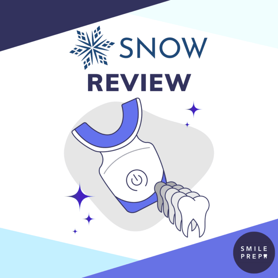 LED whitening and Snow logo