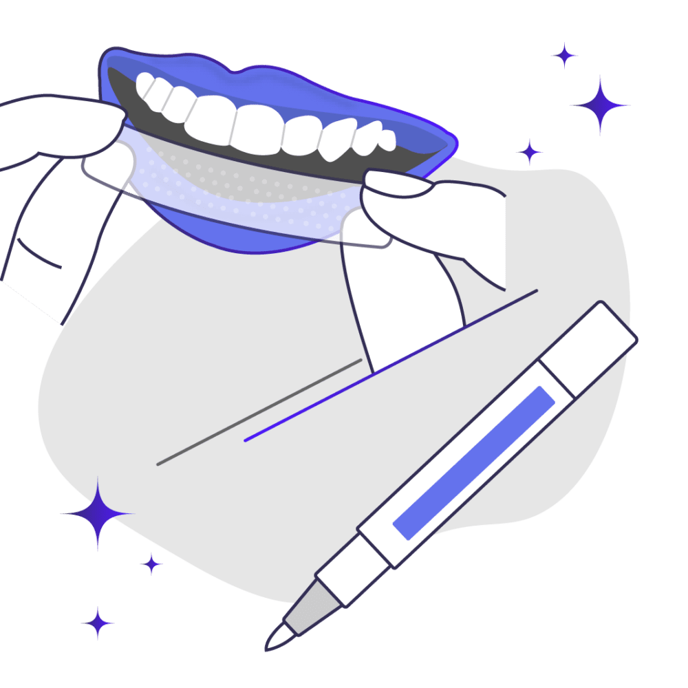 Whitening Strips v Pens
