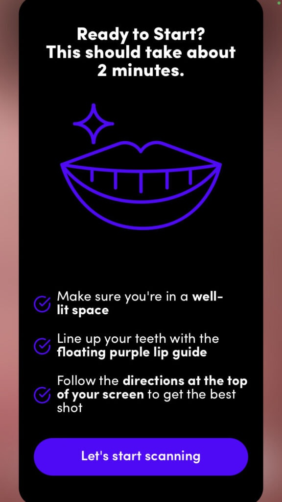 Screenshot of SmileMaker instructions
